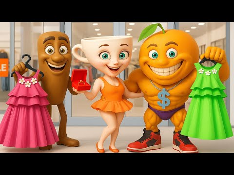 Tung Tung Sahur Gift Wedding Dress for Ballerina Cappuccina in Granny House | funny horror animation