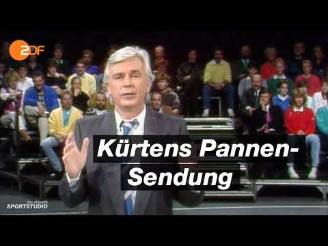 das aktuelle sportstudio: Die Pannensendung aus dem Jahr 1986   | ZDFsport