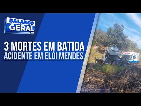 GRAVE ACIDENTE :  CORPOS DAS VÍTIMAS FOI SEPULTADO HOJE EM CAMPOS GERAIS