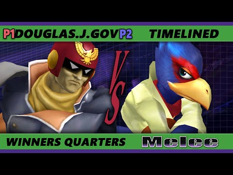S@X 422 Winners Quarters - Douglas.J.Gov (Captain Falcon) Vs. Timelined (Falco) Smash Melee - SSBM