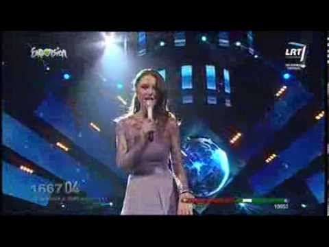 Eurovision 2014 Lithuania @ Ieva Zasimauskaitė atliko muzikinį kūrinį 
