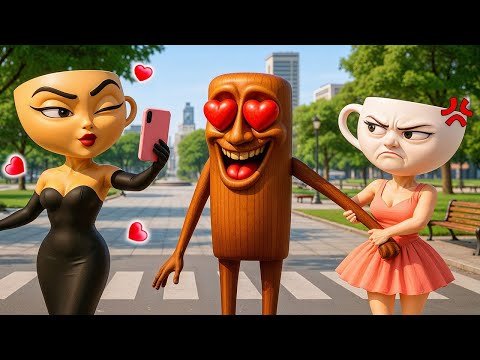 Ballerina Cappuccina angry love with Tung Tung Sahur in Granny House | Funny Horror Animation