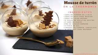 Mousse de turrón en la thermomix: receta fácil y paso a paso para un delicioso postre navideño