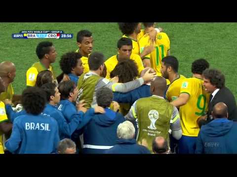 Neymar Goal Brazil vs Croatia  3-1 First goal High Definition