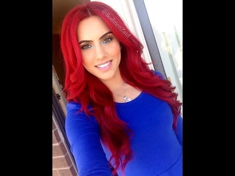 How to: dye dark hair bright red WITHOUT BLEACH!