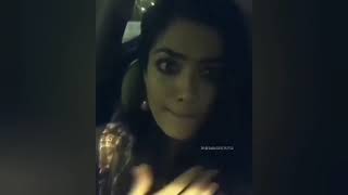 Raashmika Mandana Singing and Dubsmash Videos
