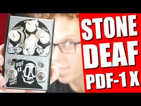 Stone Deaf PDF-1 X - Parametic Distortion Filter Guitar FX Pedal Demo / Review