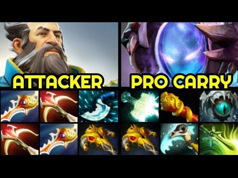 ATTACKER Divine Rapier Kunkka vs 9 Slotted Arc Warden - Crazy Intense Game Dota 2