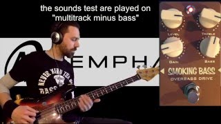 Video thumbnail for Demo Test  1 Nemphasis Overdrive Smoking Bass by Marco Sassetti