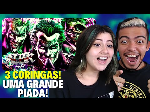 🤯🃏 REACT - Rap dos 3 Coringas (Batman) – UMA GRANDE PIADA | ALBK 20 | CASALZINHO