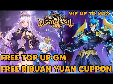 Yddgrasil P-Server Vip up to max - Free Ribuan Yuan Cuppon + Free Hero +160++Juta DM-Mirip Afk Arena