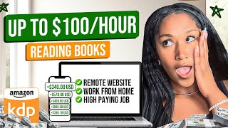 7 Websites Paying Up For Reading Books -Amazon -Remote Jobs 2026