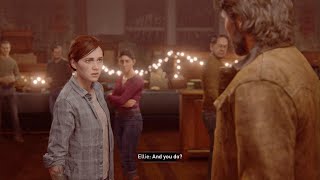 The Last of Us Part II Remastered 2024 Gameplay PS5| Joel Sticks Up For Ellie