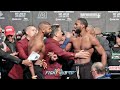 BADOU JACK AND MARCUS BROWNE ALMOST GET INTO IT DURING WEIGH IN FACE OFF!