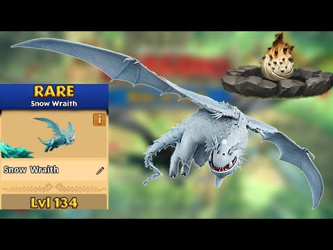 Snow Wraith Max Level 134 Titan Mode - Dragons:Rise of Berk