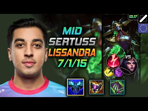 Lissandra Mid Build Sertuss Everfrost Electrocute - LOL EUW Challenger Patch 13.17
