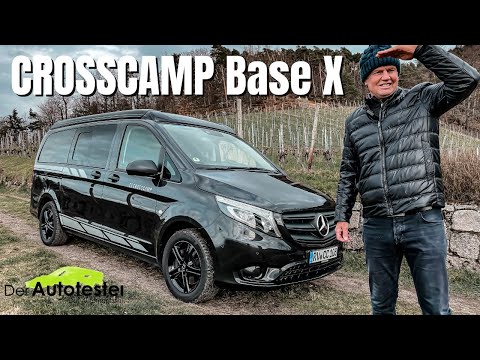 Neuer Crosscamp Base X (2023) - Allrad-Campervan auf Mercedes Basis mit AHK serienmäßig - Test