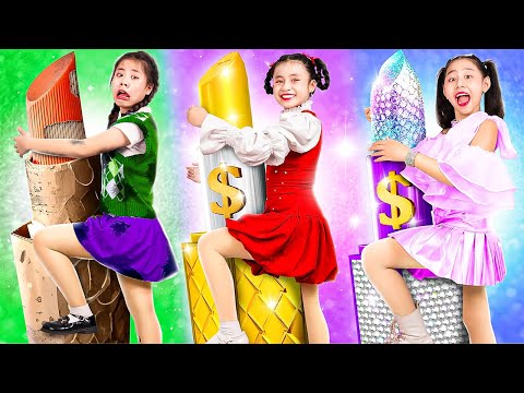 Poor Vs Rich Vs Giga Rich Girls At The Makeover Contest! Who Wins Beauty Pageant?