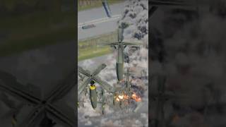 Giant Rotor Bombs Rain Down on Fiery Target.