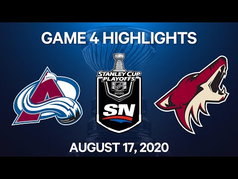NHL Highlights | 1st Round, Game 4: Avalanche vs. Coyotes - Aug 17, 2020