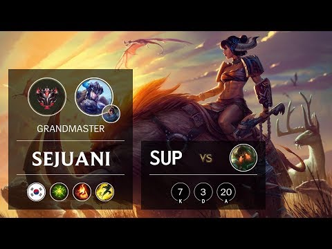 Sejuani Support vs Nautilus - KR Grandmaster Patch 9.17