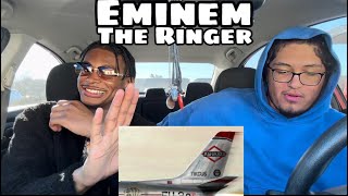 MY FRIEND FIRST TIME HEARING EMINEM - THE RINGER (REACTION!!)