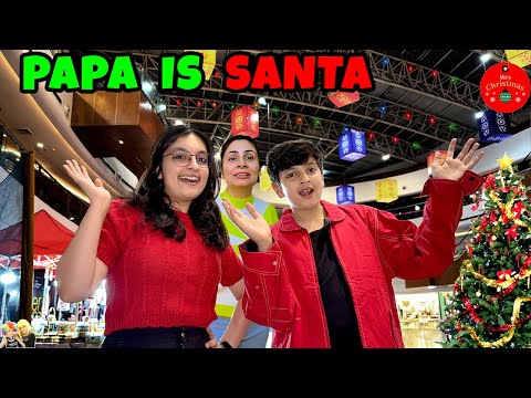 PAPA IS SANTA | Christmas Special | Aayu and Pihu Show