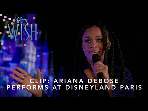 Clip: Ariana Debose Performs "This Wish" at Disneyland Paris
