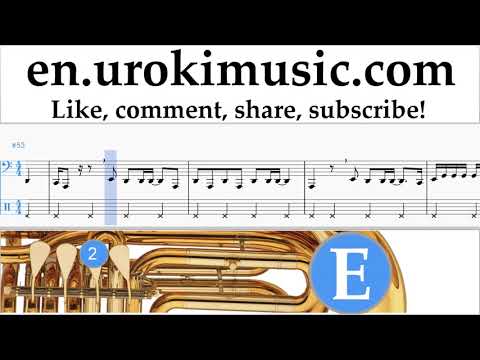 How to Play Tuba Dua Lipa - New Rules Tabs Part#2 um-i352