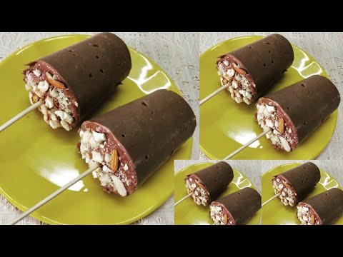 good day biscuit kulfi ( chocolate dry fruits kulfi )