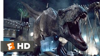 Jurassic World (2015) T-Rex vs. Indominus Scene (9/10) | Movieclips