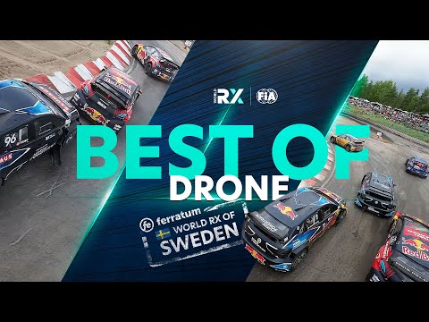 世界ラリークロス 2024 スウェーデン ドローン映像まとめ