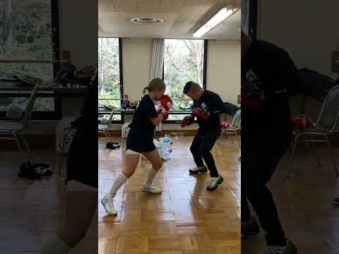 ジャブ ！ストレート！#femaleboxer #shorts