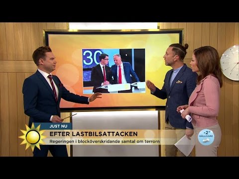 SD och V får inte vara med i terrorsamtal - Nyhetsmorgon (TV4)