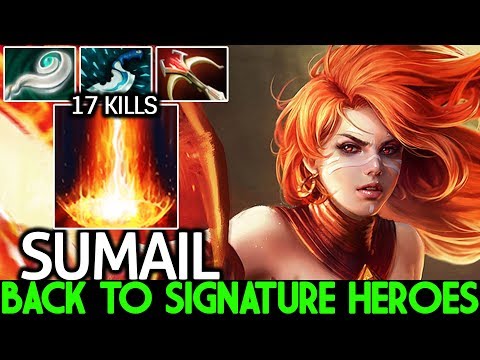 SUMAIL [Lina] Back to Signature Heroes Mid Beautiful Plays 7.25 Dota 2