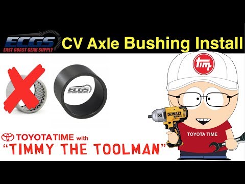 ECGS Clamshell CV Axle Bushing Install