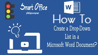 How To Create A Drop-Down List in a Microsoft Word Document?