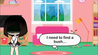 i saw my mom poop in the bushes gacha life pooping animation