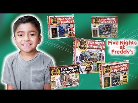 FNAF 1  Mcfarlane Toys Game Map Playset - Five Nights at Freddy's 1-4 Sets Freddy Fazbears