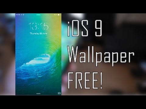 How to get the iOS 9 Wallpaper FOR FREE!