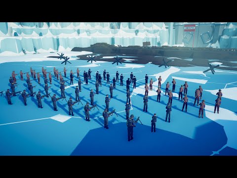 50x RUSSIAN ARMY vs 75x GERMAN ARMY ww2 - Totally Accurate Battle Simulator | TABS