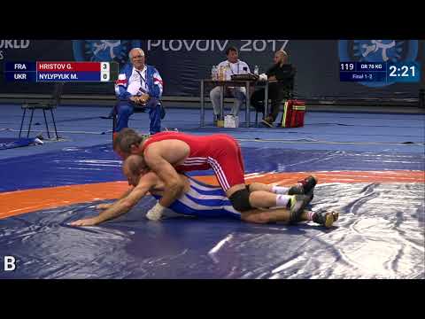 Best Match From Day 1 Of The Veteran World C'ships: M. NYLYPYUK (UKR) vs G. HRISTOV (FRA)