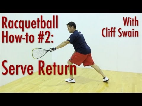 How To 'Serve Return' From Professional Racquetball Player Cliff Swain
