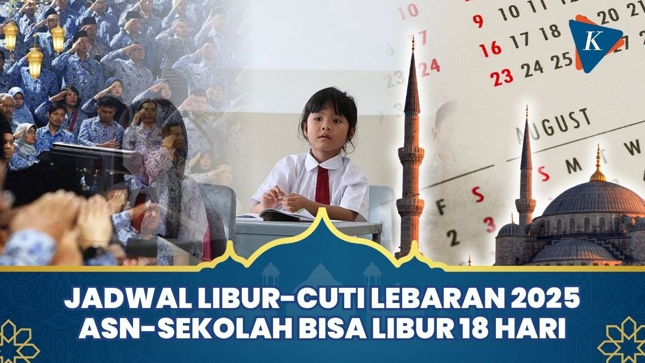 Catat! Ini Jadwal Libur dan Cuti Bersama Lebaran 2025, Bisa Libur 18 Hari