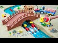 DIY Mini Tractor Making Real Bricks Bridge Underground Home Pipe Science Project Topminigear