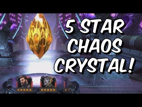 5 Star Chaos Crystal Opening! - Infinity Dungeons Crystal - Marvel Contest Of Champions