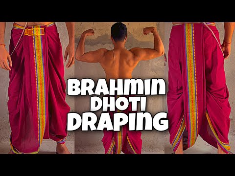 ✅||Brahmin dhoti draping with “damak dam”|| #damak_dam_official|| #agartala #fashion #dhotidrape