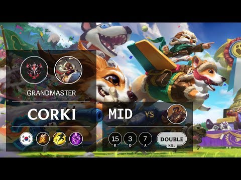 Corki Mid vs Viktor - KR Grandmaster Patch 9.8