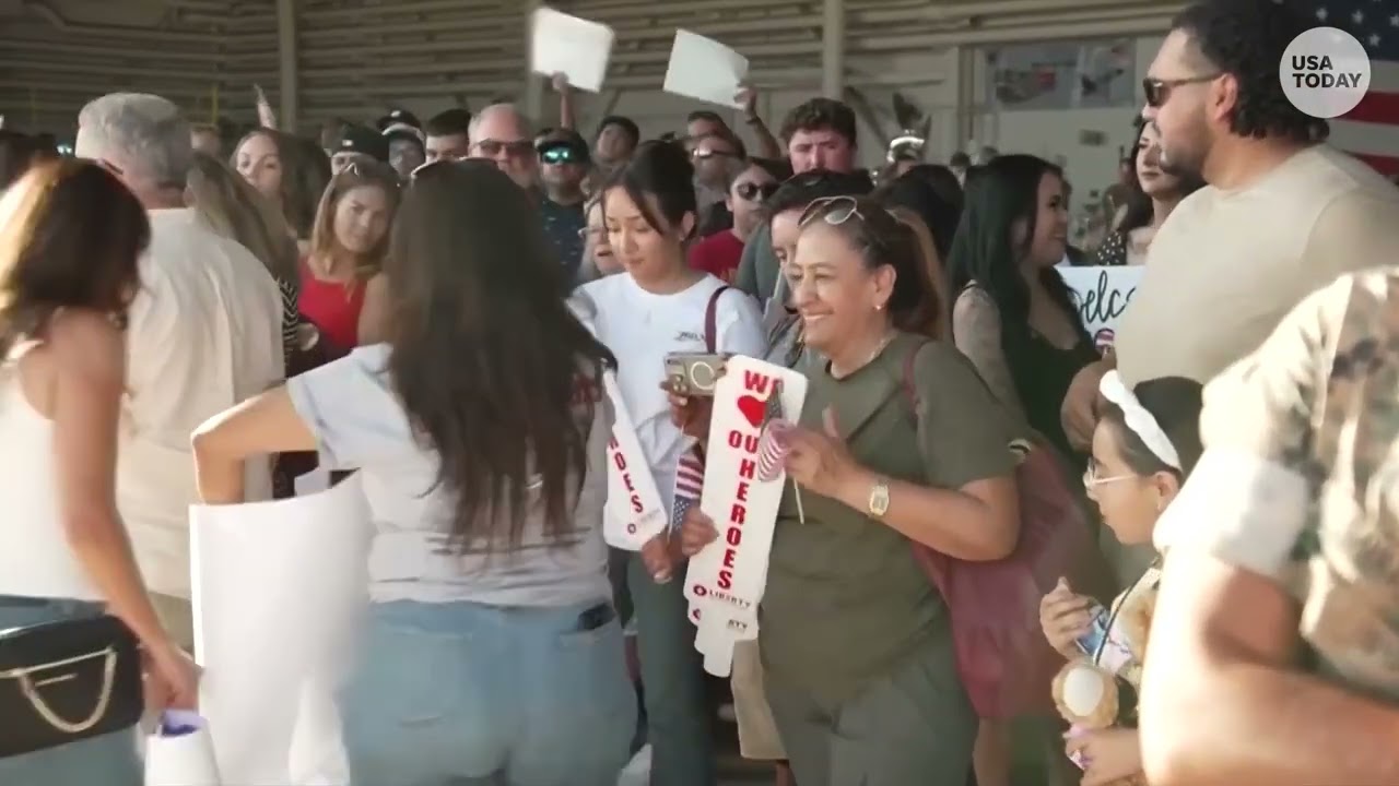 USS Lincoln crew reunite with family after San Diego return, months-long deployment to Iran and more