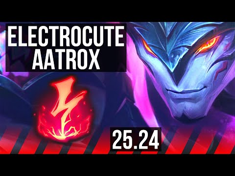 AATROX vs IRELIA (TOP) | Electrocute, 46K damage, Good KDA: 17/2/9 | KR Diamond | 25.24